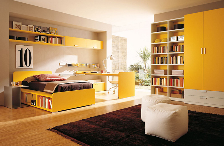 Now, for interior design, yellow will make a room more cheerful and vibrant, of course depending on the shade you choose from. You’ll also find that many colors look good with yellow, such as green, accent pieces to balance out the scheme.