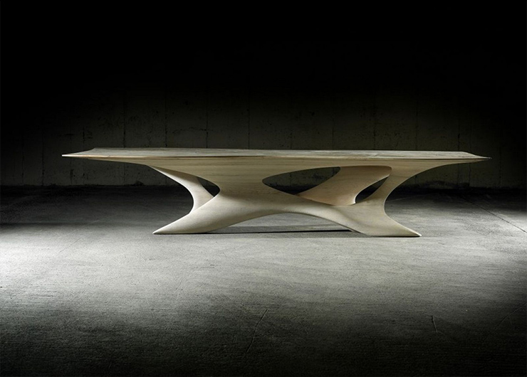 Erosion II Dining Table by Joseph Walsh