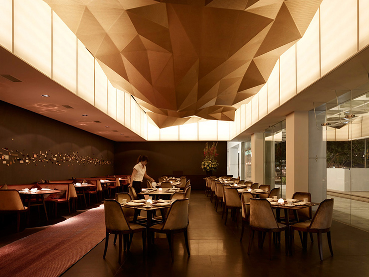 modern-restaurant-designs-ideas-warm beige brown