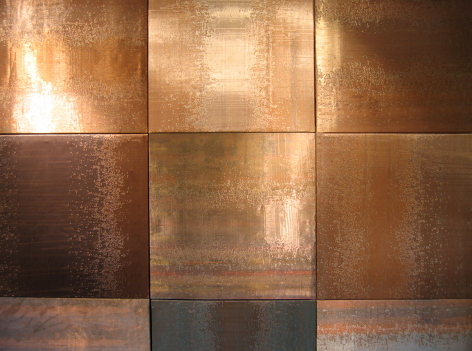 fab-3b 20 CUI Rain : abstract jacquard of synthetic horse hair and varnished copper from Luc Druez