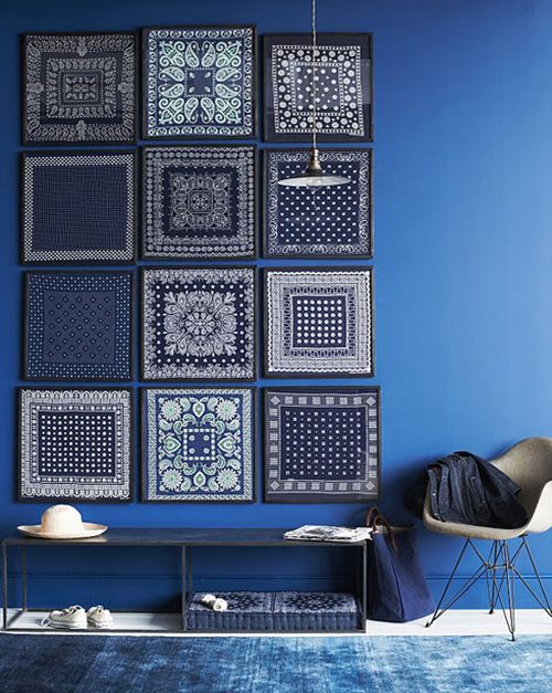 cobalt blue interior design color scheme