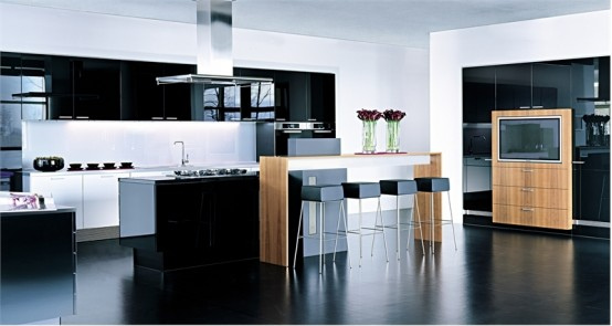 easy clean modern kitchen Easy to Clean Modern Kitchen Interior Design