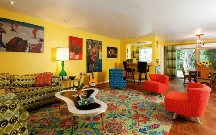 Go Vintage! The 70's Interior Design Guide Colorful Rugs