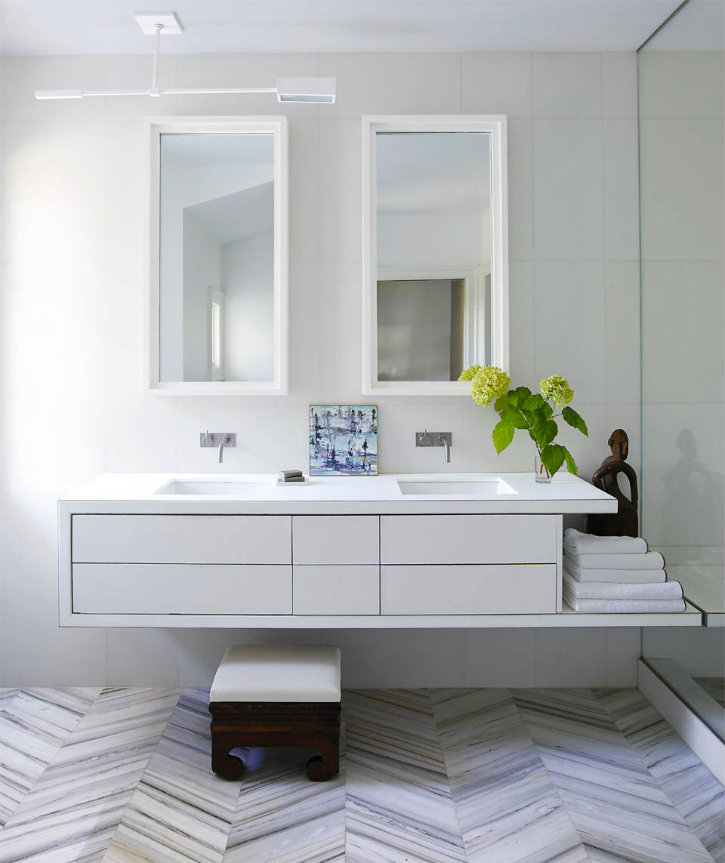 10 white bathrooms that will make you feel serene➤Discover the season's newest designs and inspirations. Visit us at www.designbuildideas.eu #designbuildideas #homedecorideas #colorschemeideas @designbuildideas