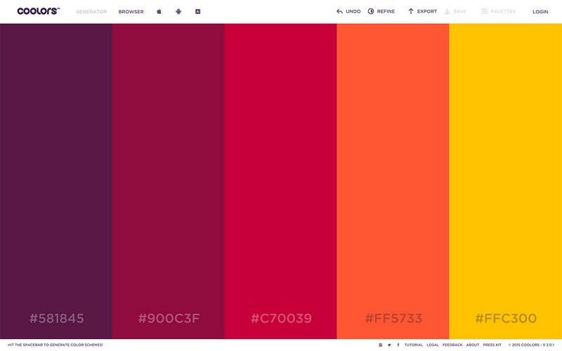 The Best Color Palette Generators to Use on Your Next Design Project ➤ To see more news about the Interior Design Magazines in the world visit us at www.interiordesignmagazines.eu #interiordesignmagazines #designmagazines #interiordesign #luxurymagazines @imagazines