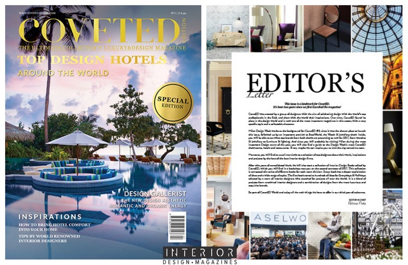 CovetED Magazine 7ht Issue Presents the World's Best Design Hotels ➤ Discover the season's newest designs and inspirations. Visit Design Build Ideas at www.designbuildideas.eu #designbuildideas #homedecorideas #InteriorDesignProjects @designbuildidea @CovetedMagazine