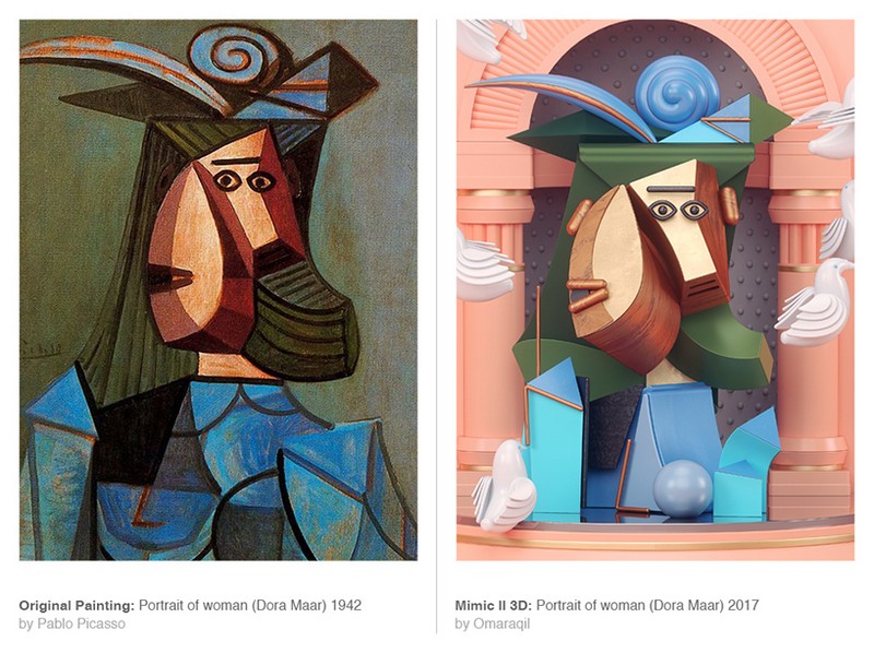 Awesome Picasso’s Abstract Paintings in 3-dimensional Illustrations by Omar Aqil ➤ Discover the season's newest designs and inspirations. Visit Design Build Ideas at www.designbuildideas.eu #designbuildideas #bestdesignevents #designevents #designnews #contemporaryart #picasso #omaraqil @designbuildidea