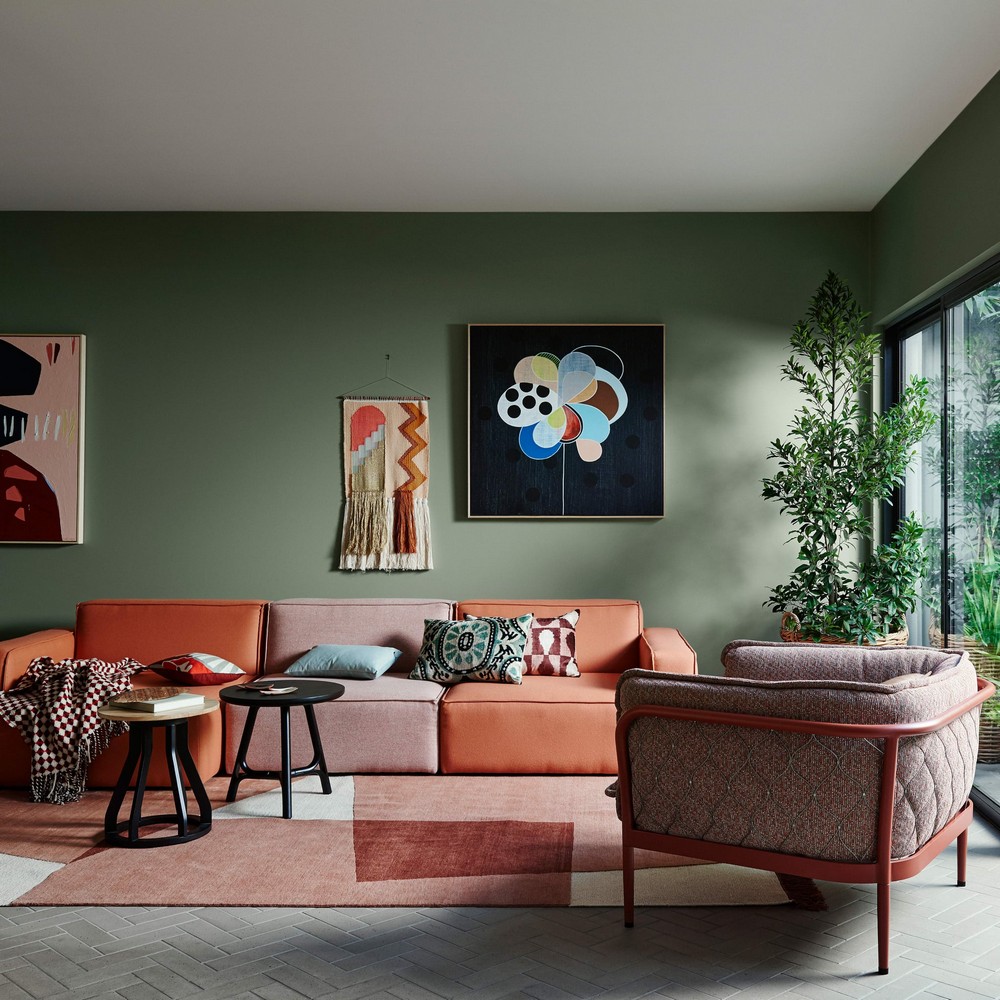 Bring Nature to your home decor with the Green Forest color scheme
